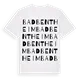 Bad Bentheim ordlek t-shirt