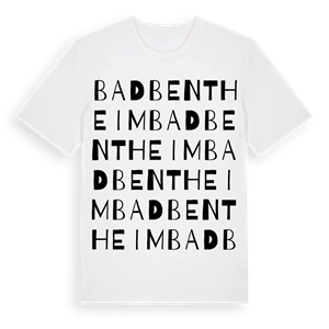 Bad Bentheim ordlek t-shirt – ekologisk bomull t-shirt från Pinshirt