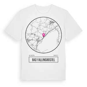 Bad Fallingbostel t-shirt – ekologisk bomull t-shirt från Pinshirt