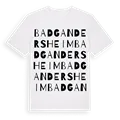 Bad Gandersheim ordlek t-shirt
