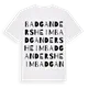 Bad Gandersheim ordlek t-shirt