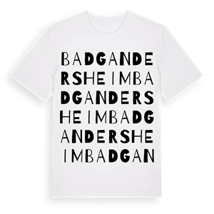 Bad Gandersheim ordlek t-shirt – ekologisk bomull t-shirt från Pinshirt