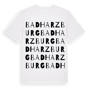 Bad Harzburg ordlek t-shirt – ekologisk bomull t-shirt från Pinshirt