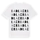 Bad Laer ordlek t-shirt