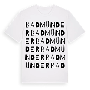 Bad Münder ordlek t-shirt – ekologisk bomull t-shirt från Pinshirt