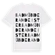 Bad Münder am Deister ordlek t-shirt