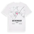 Bad Nenndorf karta t-shirt