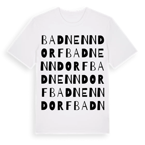 Bad Nenndorf ordlek t-shirt – ekologisk bomull t-shirt från Pinshirt