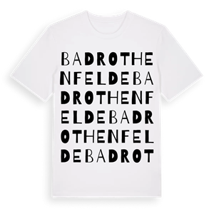 Bad Rothenfelde ordlek t-shirt – ekologisk bomull t-shirt från Pinshirt
