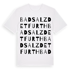 Bad Salzdetfurth ordlek t-shirt – ekologisk bomull t-shirt från Pinshirt