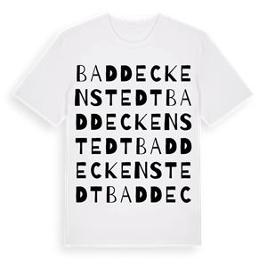 Baddeckenstedt ordlek t-shirt – ekologisk bomull t-shirt från Pinshirt
