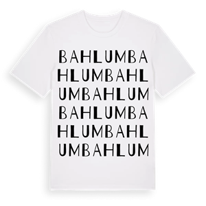 Bahlum ordlek t-shirt – ekologisk bomull t-shirt från Pinshirt