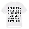 Bahnhofsviertel ordlek t-shirt