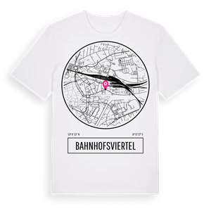 Bahnhofsviertel t-shirt – ekologisk bomull t-shirt från Pinshirt