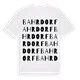 Bahrdorf ordlek t-shirt