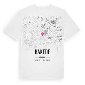 Bakede karta t-shirt – ekologisk bomull t-shirt från Pinshirt