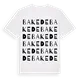 Bakede ordlek t-shirt