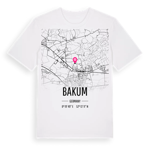 Bakum karta t-shirt – ekologisk bomull t-shirt från Pinshirt