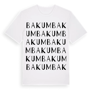Bakum ordlek t-shirt – ekologisk bomull t-shirt från Pinshirt