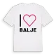 Jag älskar Balje t-shirt stort tryck
