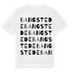 Bangstede ordlek t-shirt