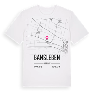 Bansleben karta t-shirt – ekologisk bomull t-shirt från Pinshirt