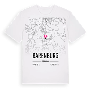 Barenburg karta t-shirt – ekologisk bomull t-shirt från Pinshirt