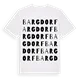 Bargdorf ordlek t-shirt