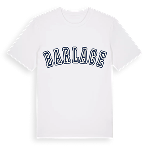 Barlage college t-shirt – ekologisk bomull t-shirt från Pinshirt