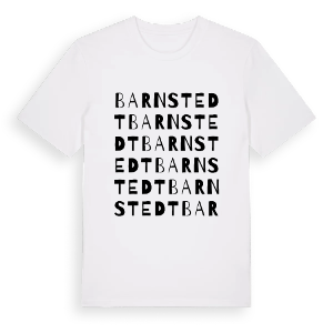 Barnstedt ordlek t-shirt – ekologisk bomull t-shirt från Pinshirt