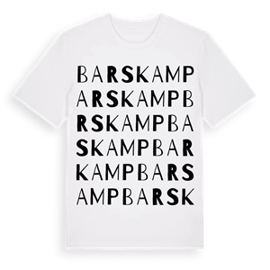 Barskamp ordlek t-shirt – ekologisk bomull t-shirt från Pinshirt