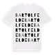 Bartolfelde ordlek t-shirt