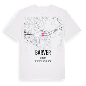 Barver karta t-shirt – ekologisk bomull t-shirt från Pinshirt