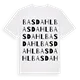 Basdahl ordlek t-shirt