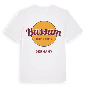 Bassum cirkel t-shirt – ekologisk bomull t-shirt från Pinshirt