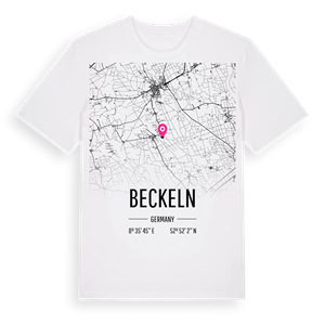 Beckeln karta t-shirt – ekologisk bomull t-shirt från Pinshirt