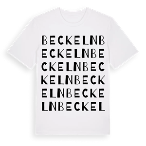 Beckeln ordlek t-shirt – ekologisk bomull t-shirt från Pinshirt