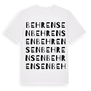 Behrensen ordlek t-shirt – ekologisk bomull t-shirt från Pinshirt