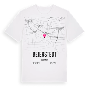 Beierstedt karta t-shirt – ekologisk bomull t-shirt från Pinshirt