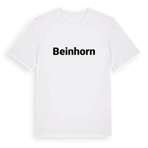 Beinhorn fetstil t-shirt – ekologisk bomull t-shirt från Pinshirt