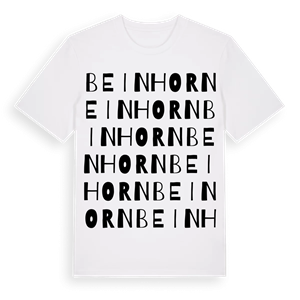 Beinhorn ordlek t-shirt – ekologisk bomull t-shirt från Pinshirt