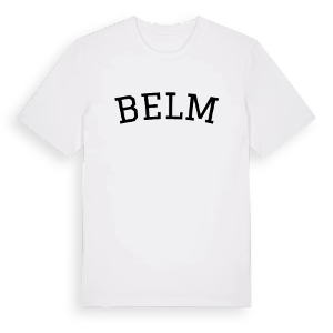 Belm böjd t-shirt – ekologisk bomull t-shirt från Pinshirt