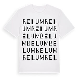 Belum ordlek t-shirt – ekologisk bomull t-shirt från Pinshirt
