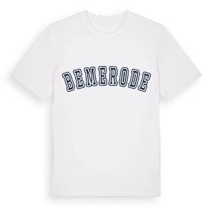 Bemerode college t-shirt – ekologisk bomull t-shirt från Pinshirt
