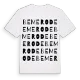Bemerode ordlek t-shirt