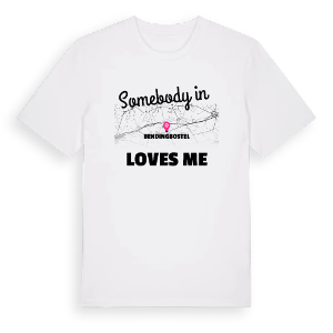 Någon i Bendingbostel älskar mig t-shirt – ekologisk bomull t-shirt från Pinshirt