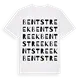 Bentstreek ordlek t-shirt