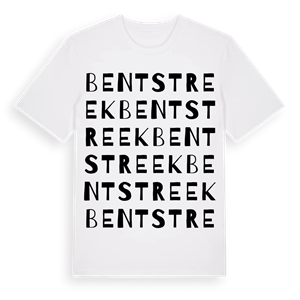 Bentstreek ordlek t-shirt – ekologisk bomull t-shirt från Pinshirt