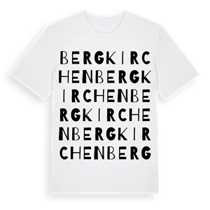 Bergkirchen ordlek t-shirt – ekologisk bomull t-shirt från Pinshirt