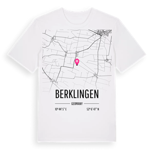 Berklingen karta t-shirt – ekologisk bomull t-shirt från Pinshirt